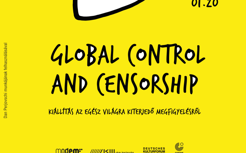 Plakat der Ausstellung »Gobal Control and Censorship«