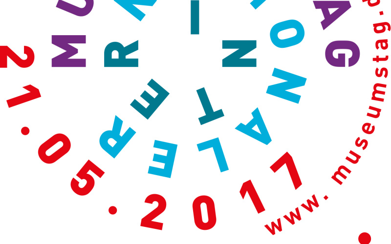 Das Foto zeigt das Plakat des Internationalen Museumstag am 21. Mai 2017