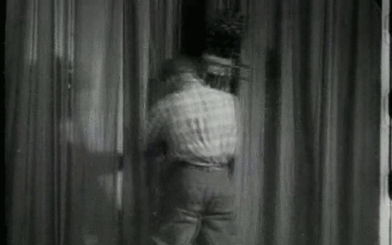 The GIF alternately shows excerpts of a movie and text fields.