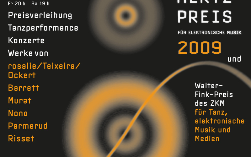 Webbanner des Giga-Hertz-Preis 2009 am ZKM | Karlsruhe