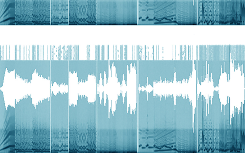 Frequenzdarstellung eines Musikstücks von Max Matthews