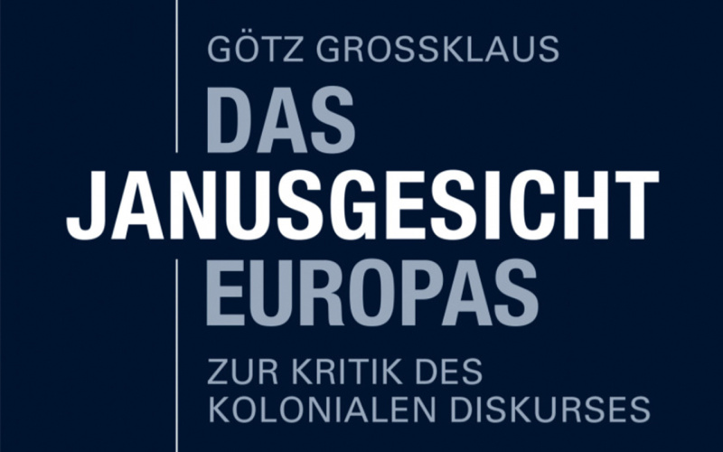 Das Buchcover von "Das Janusgesicht Europas" in nüchternem Design.