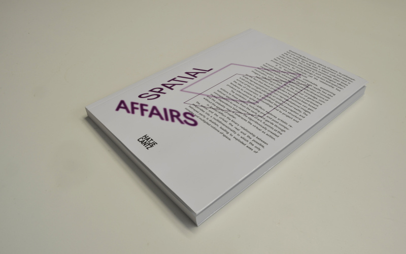 Cover des Katalogs "Spatial Affairs", 2021
