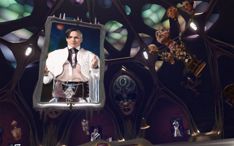 The work of John Sanborn "the Friend" as VR version
