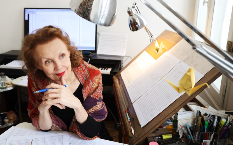 Porträt von Kaija Saariaho