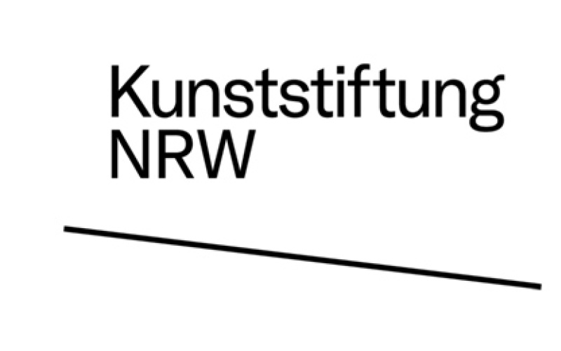 Logo der Kunststiftung NRW in schwarz-weiß