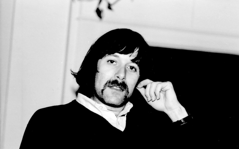 The black and white photo shows Ira Schneider in the 1970s. 