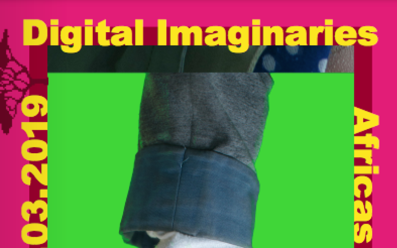 Cover of the Exhibition Brochure »Digital Imaginaries - Africas in Production«, 2018/19