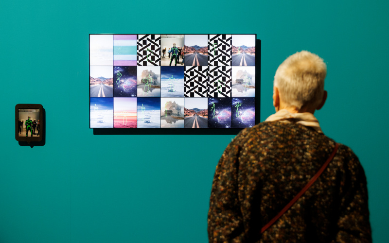 Exhibition view »Analivia Cordeiro. From Body to Code« at ZKM | Center for Art and Media Karlsruhe, 2023.