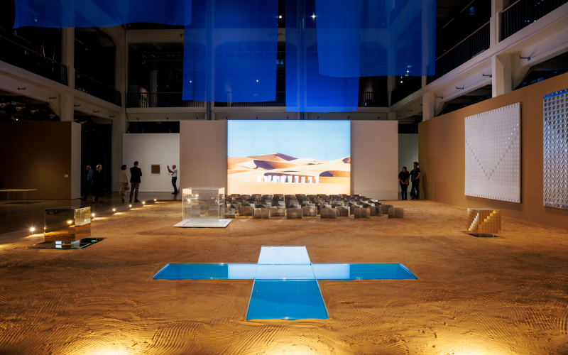 Ausstellungsansicht »Mack im ZKM«, 2023, im ZKM | Karlsruhe.