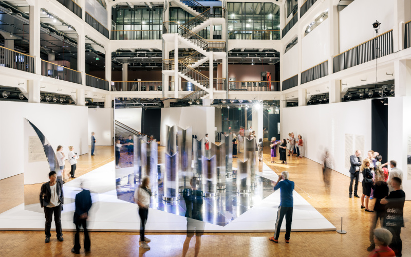 Ausstellungsansicht »Mack im ZKM«, 2023, im ZKM | Karlsruhe.