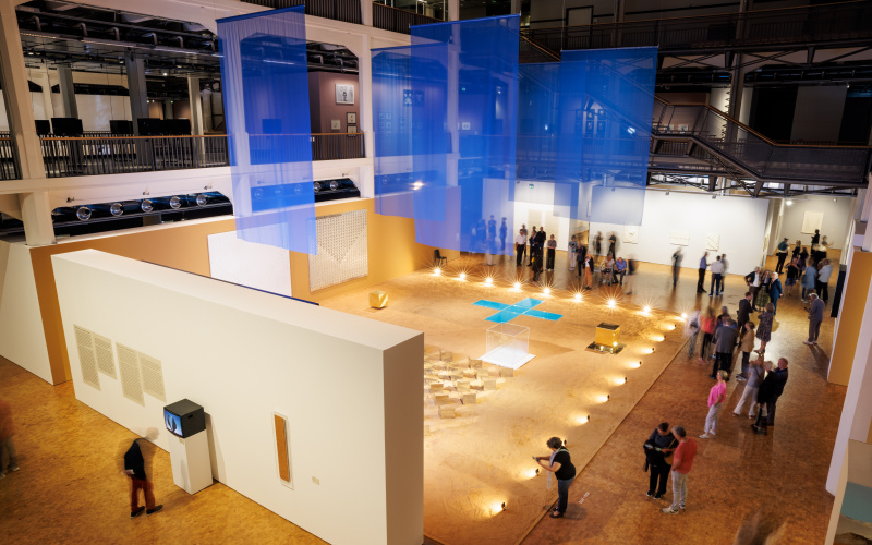 Ausstellungsansicht »Mack im ZKM«, 2023, im ZKM | Karlsruhe.