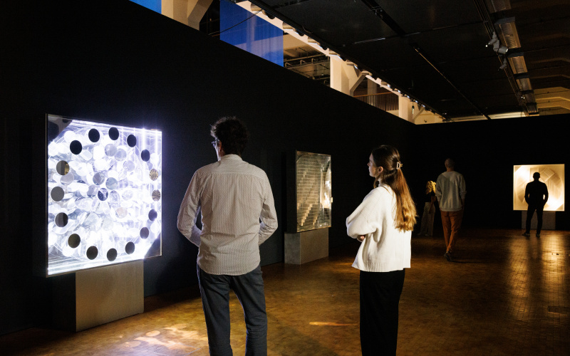 Ausstellungsansicht »Mack im ZKM«, 2023, im ZKM | Karlsruhe.