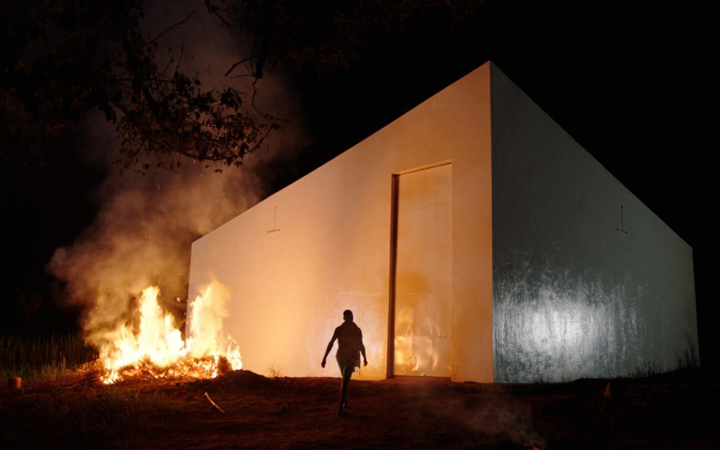 White Cube at Night