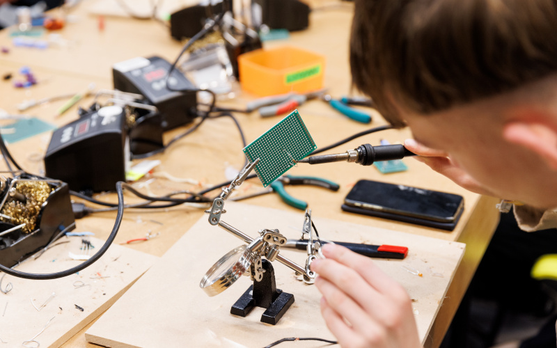 Workshop mit Elektromik
