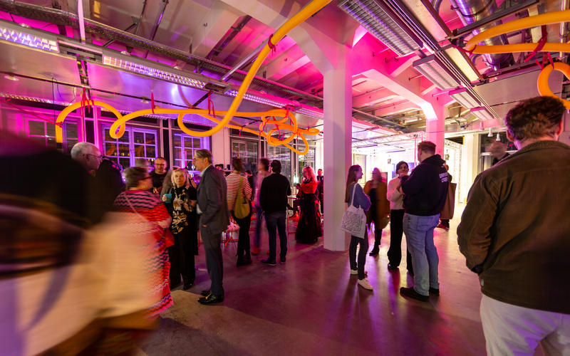 The Hertzlab rooms can be seen during an event. 