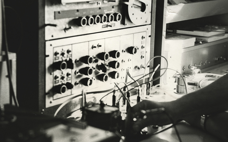 Harald Bode in seinem Studio