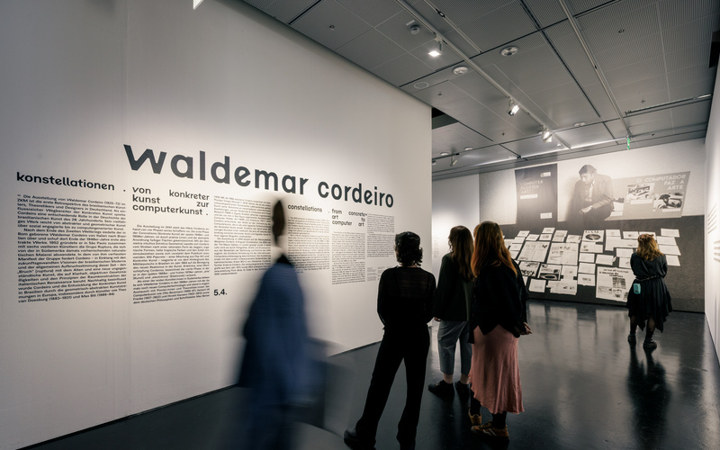 Ausstellungsansicht "Waldemar Cordeiro. Konstellationen"