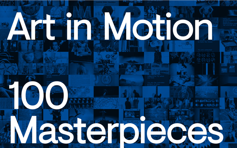 Das Buchcover der Publikation "Art in Motion", 2025
