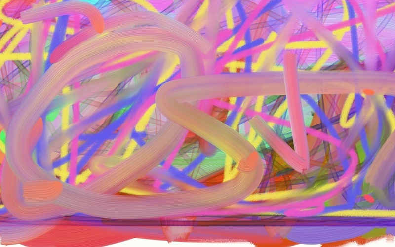 You can see various strokes in different colors.