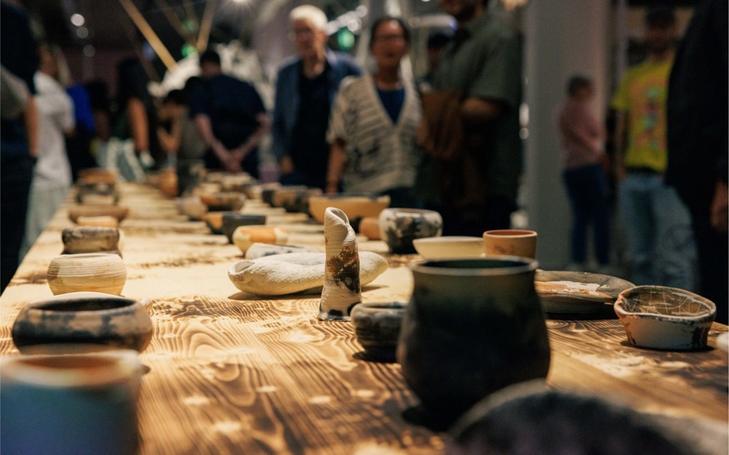 Blick in die Ausstellung ZKM Assembling Grounds