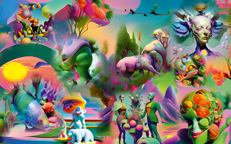 Colorful AI-generated Artwork