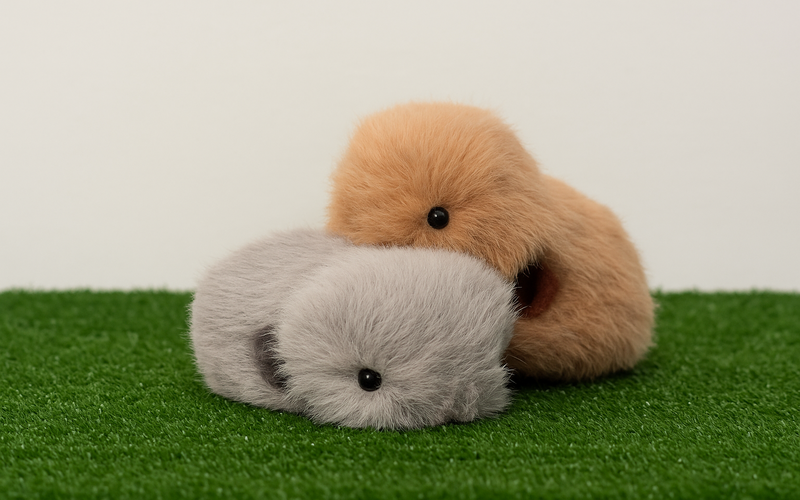 Zu sehen sind zwei Figuren, die Hamstern ähneln. 