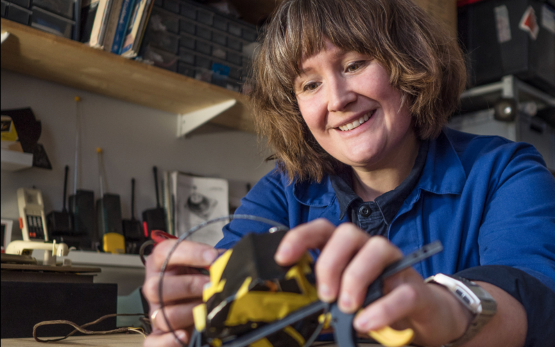 Portrait of a person smiling.