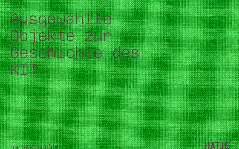 Das Buchcover der deutschen Publikation "200 Jahre KIT. 100 Objekte", 2025