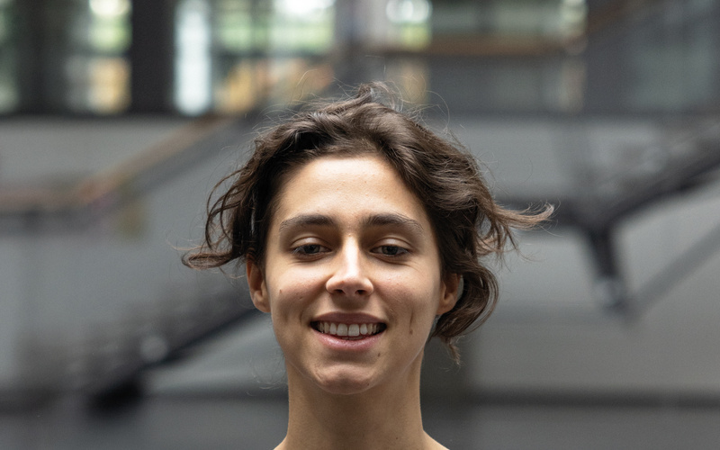 A portrait photo of Tabea Wolf is shown. 