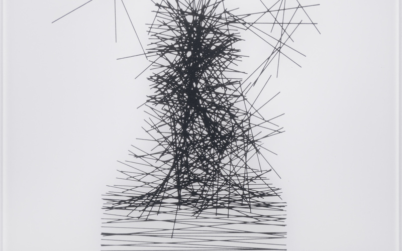 Random superposition and explosion of straight lines