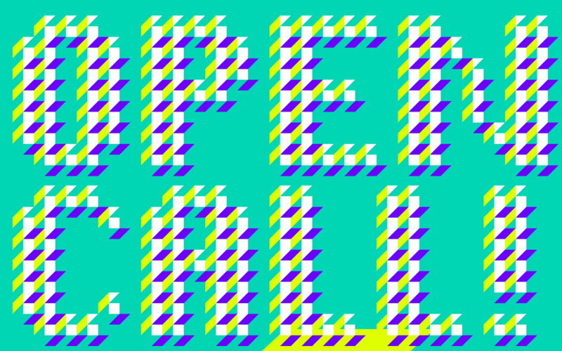 Open Call Ehin Grafik mit Text
