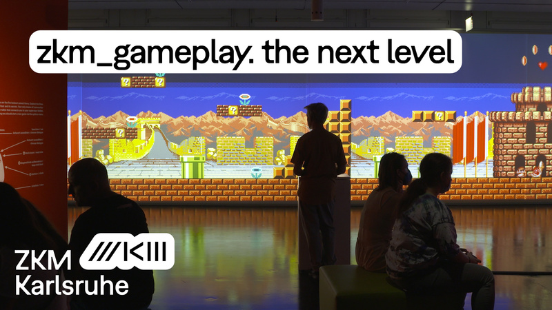 Blick in die Ausstellung ZKM Gameplay.
