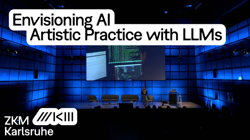 Cecilie Waagner Falkenstrøm on stage at the Medientheater