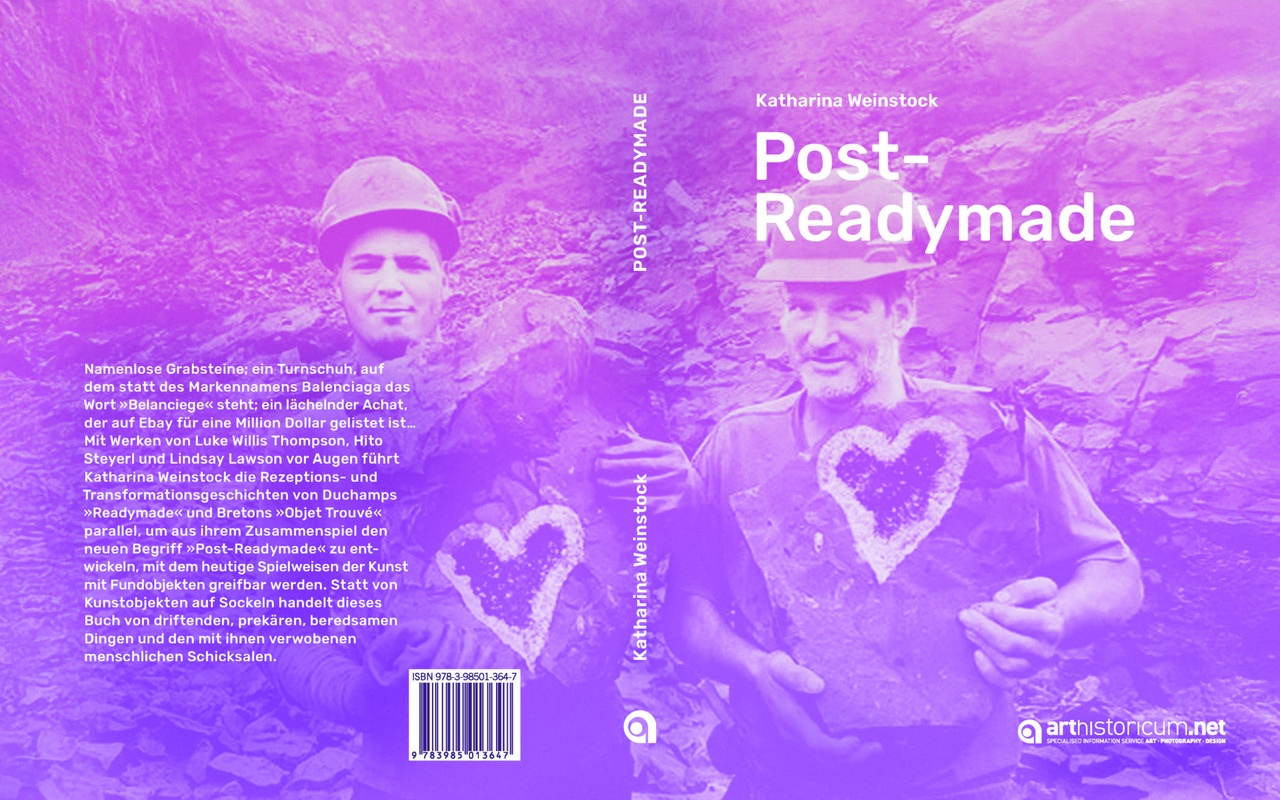 The cover of Katharina Weinstock's book Post-Readymade is shown. 