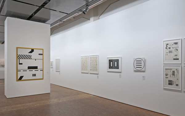 View of the exhibition »The Algorithm of Manfred Mohr«