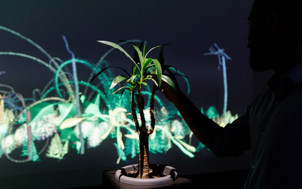 Exhibition view »Art in Motion. 100 Masterpieces with and through Media« 
