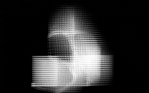 Vladimir Bonačić, "IRB 8-9", 1968, recording of the screen of a computer-controlled oscilloscope 20,9 × 29,5 cm