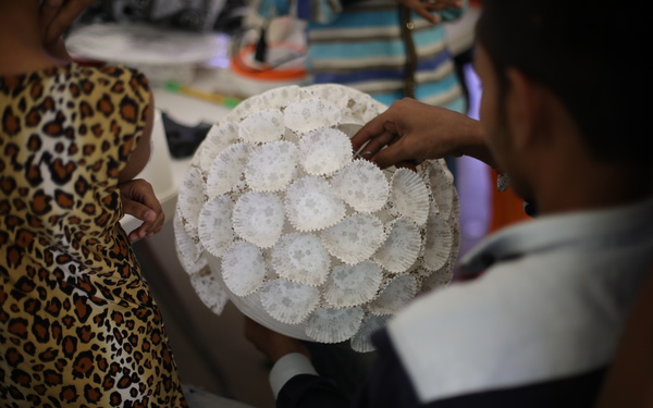 Blick in den Workshop »Creative Data Lamps« 