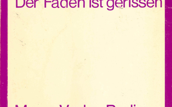 Gilles Deleuze, Michel Foucault: Der Faden ist gerissen, Berlin 1977.