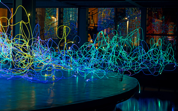Installationsansicht "rosalie: Helios"