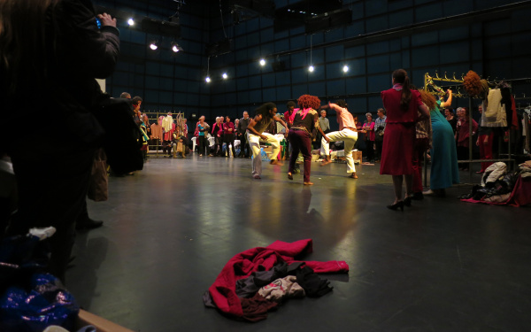 Performance im ZKM_Medientheater