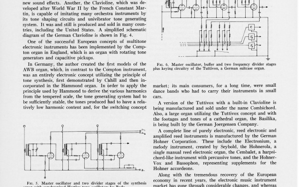 Harald Bode: »European Eletronic Music Instrument Design« (1961)