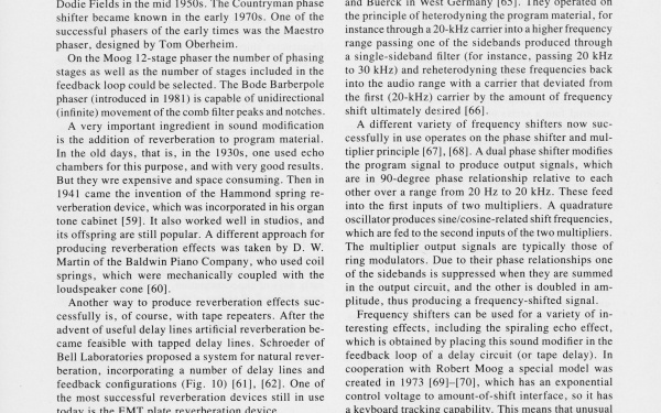 Harald Bode: »History of Electronic Sound Modification [Geschichte der elektronischen Klangveränderung]« (1984)