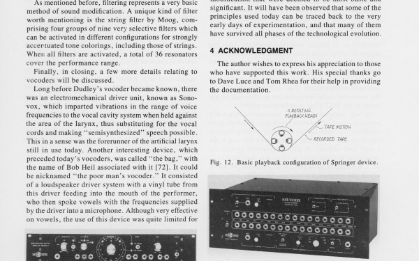 Harald Bode: »History of Electronic Sound Modification [Geschichte der elektronischen Klangveränderung]« (1984)