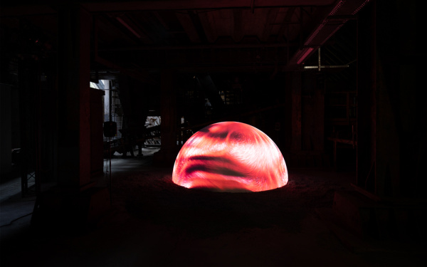 onformative, »Formae X 1.57«, 2022, interactive media installation Courtesy of onformative