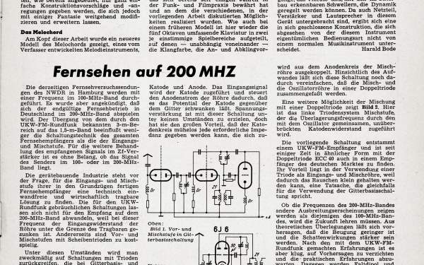 Harald Bode: »Grundsätzliches zum Bau von elektrischen Meßinstrumenten« (1951)