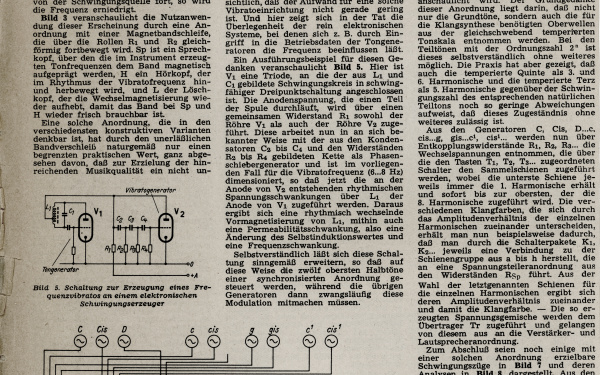 Harald Bode: »Die elektronischen Orgeln« (1952)