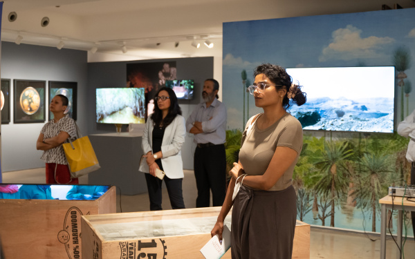 Eröffnung der Ausstellung »Critical Zones. In Search of a Common Ground« in Mumbai.