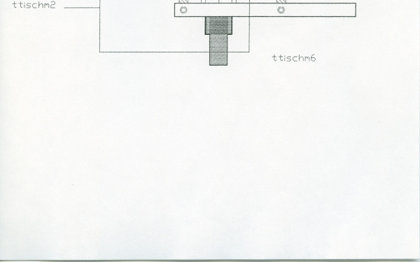 Stephan von Huene, »Konstruktionszeichnungen / Fuß«, ca. 1993. ZKM | Zentrum für Kunst und Medien Karlsruhe, Stephan von Huene / ZKM-01-0095-02-0578